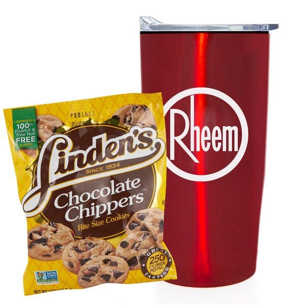Linden's® Cookies & Straight Tumbler w/ Plastic Liner Gift Set