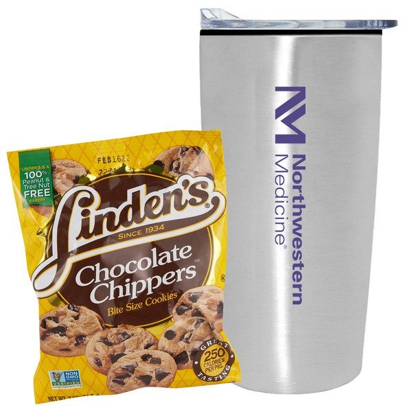 Linden's® Cookies & Straight Tumbler w/ Plastic Liner Gift Set