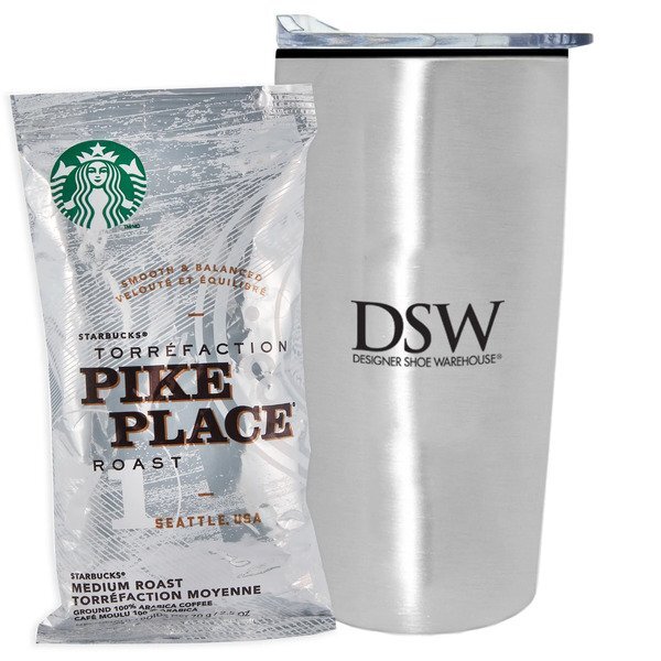 Starbucks® Pike Place Ground Coffee & Straight Tumbler w/ Liner Gift Set