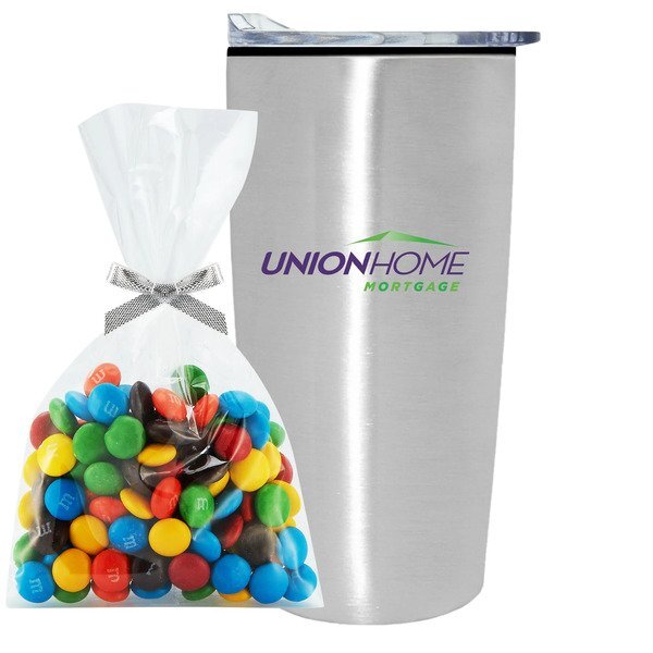 M&M's® Mug Stuffer & Straight Tumbler w/ Plastic Liner Gift Set