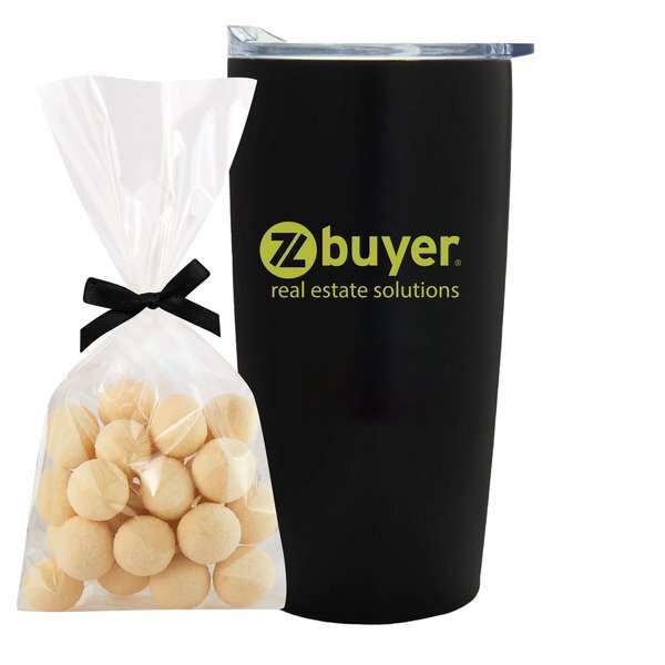 Sugar Cookie Bites & Straight Tumbler w/ Plastic Liner Gift Set