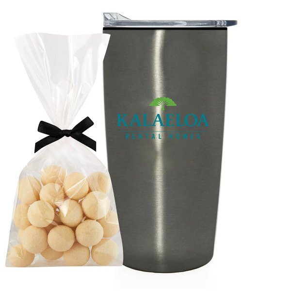 Sugar Cookie Bites & Straight Tumbler w/ Plastic Liner Gift Set
