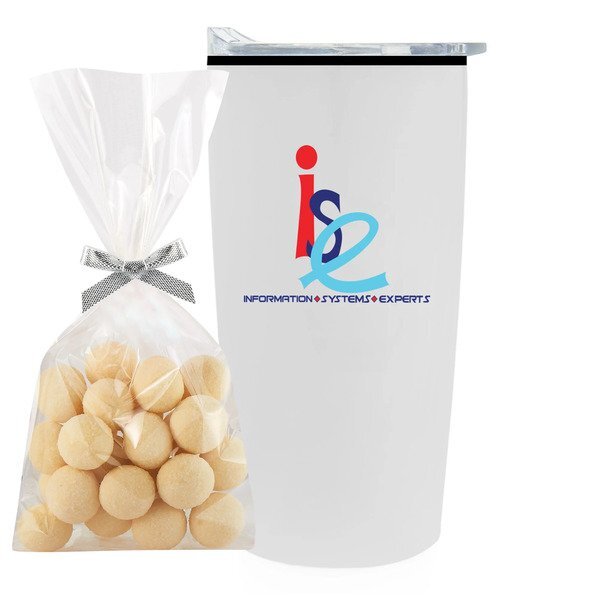 Sugar Cookie Bites & Straight Tumbler w/ Plastic Liner Gift Set