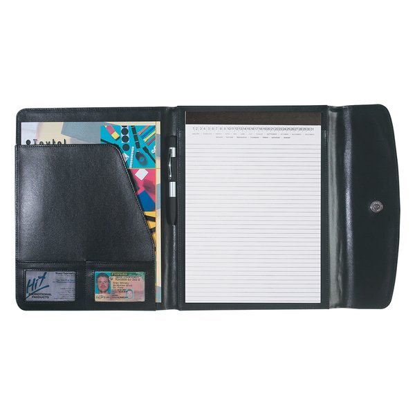 Leather Look Notepad Portfolio, 10" x 12-1/2"