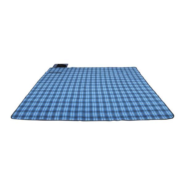 Extra Large Plaid Picnic Blanket Tote, 70" x 80"