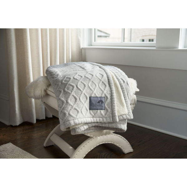 Highland Knit Nylon/Wool Blanket, 50" x 60"