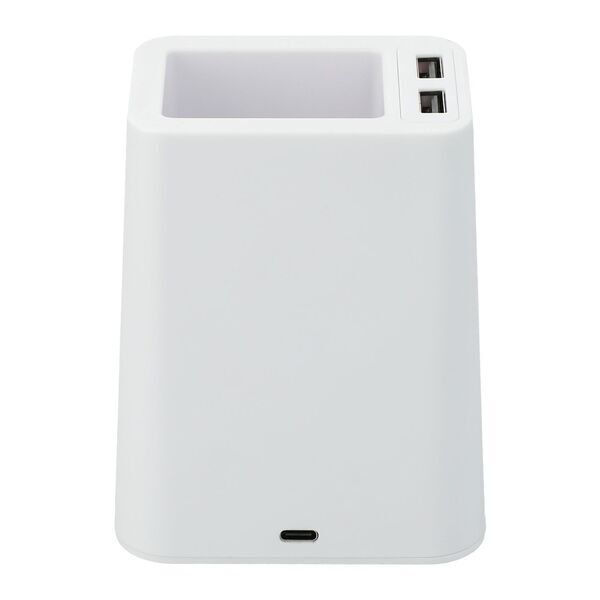 Wireless Charging Pen Holder w/ Dual Outputs