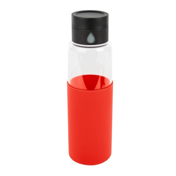 Hydro Glass Bottle w/ Silicone Sleeve, 20oz.