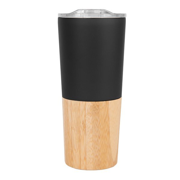 Marlow Stainless Steel Tumbler w/ Bamboo Base, 16oz.