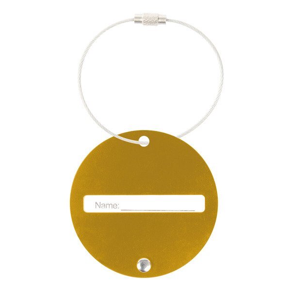 Jet Setter Aluminum Luggage Tag