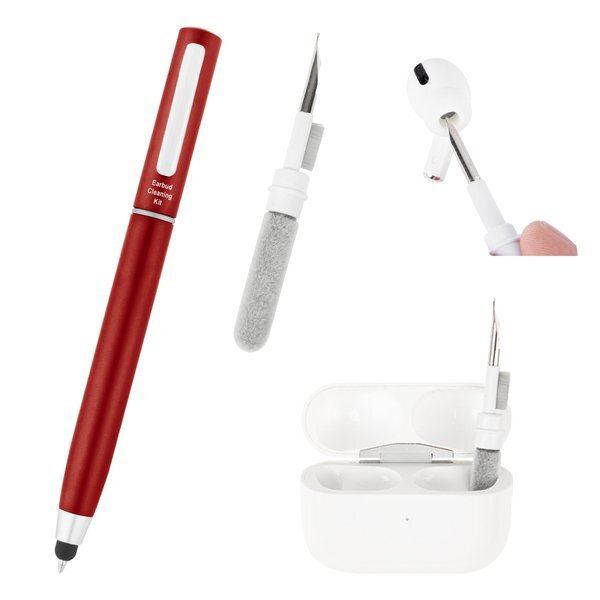 Stylus Pen w/ Earbud Cleaning Kit