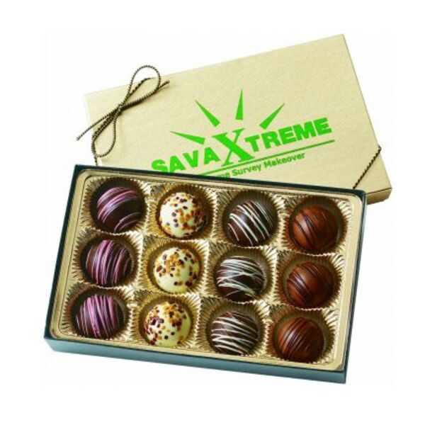 Chocolate Truffles - Assorted 12 Pack