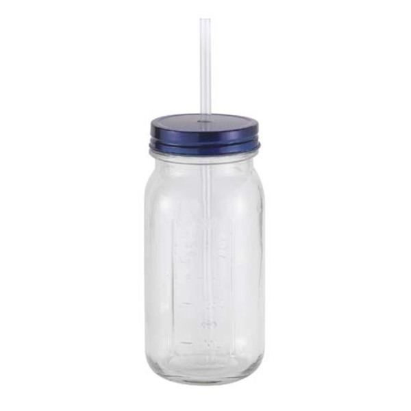 Glass Mason Jar w/Aluminum Lid, 20oz.