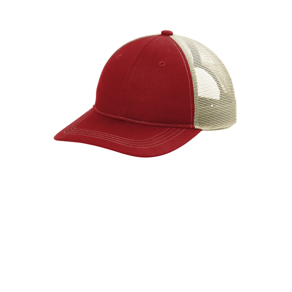 Port Authority® Unstructured Snapback Trucker Cap