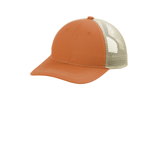 Port Authority® Unstructured Snapback Trucker Cap