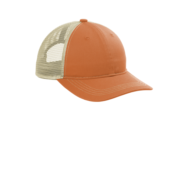 Port Authority® Unstructured Snapback Trucker Cap
