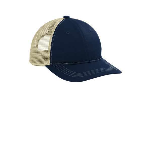 Port Authority® Unstructured Snapback Trucker Cap