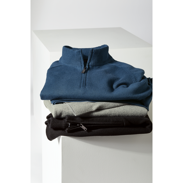 MERCER+METTLE™ Tri-Blend 1/4 Zip Sweater