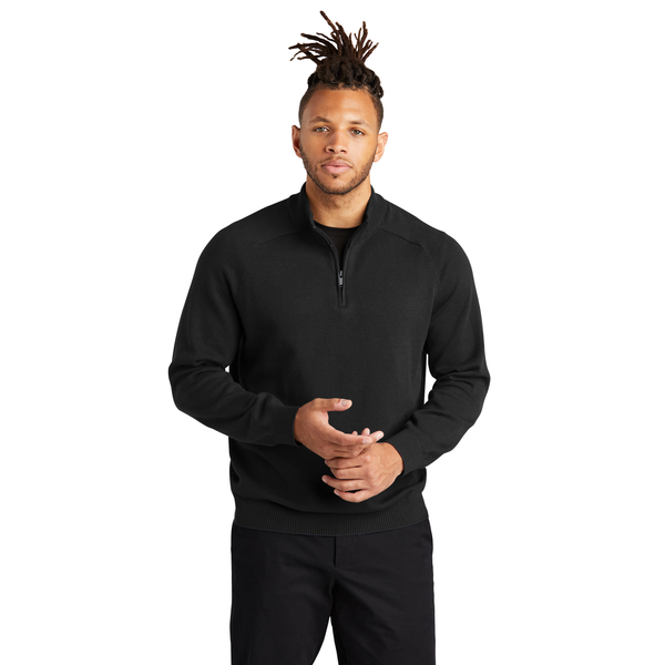MERCER+METTLE™ Tri-Blend 1/4 Zip Sweater