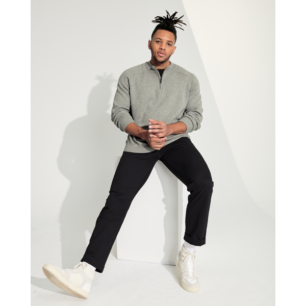 MERCER+METTLE™ Tri-Blend 1/4 Zip Sweater