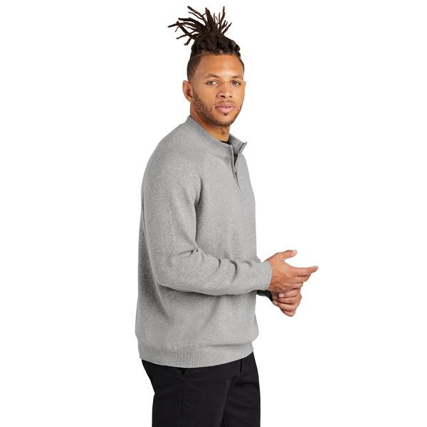 MERCER+METTLE™ Tri-Blend 1/4 Zip Sweater