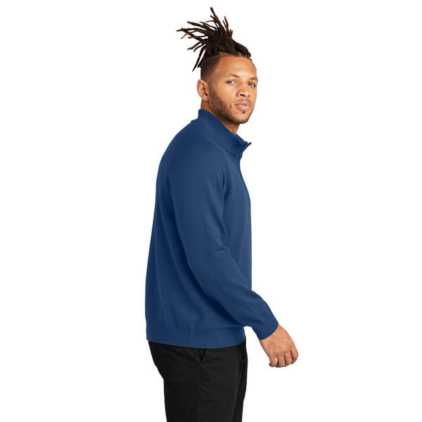 MERCER+METTLE™ Tri-Blend 1/4 Zip Sweater