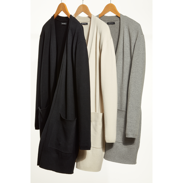 MERCER+METTLE™ Tri-Blend Open Front Ladies' Cardigan Sweater