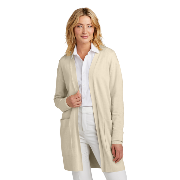 MERCER+METTLE™ Tri-Blend Open Front Ladies' Cardigan Sweater