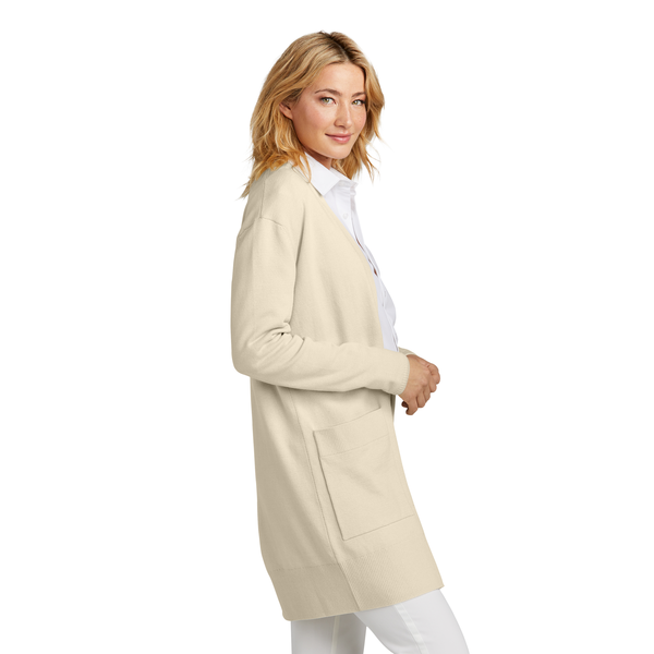 MERCER+METTLE™ Tri-Blend Open Front Ladies' Cardigan Sweater
