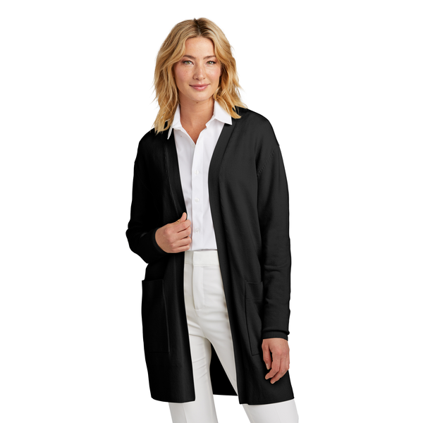 MERCER+METTLE™ Tri-Blend Open Front Ladies' Cardigan Sweater