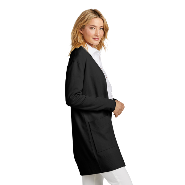 MERCER+METTLE™ Tri-Blend Open Front Ladies' Cardigan Sweater