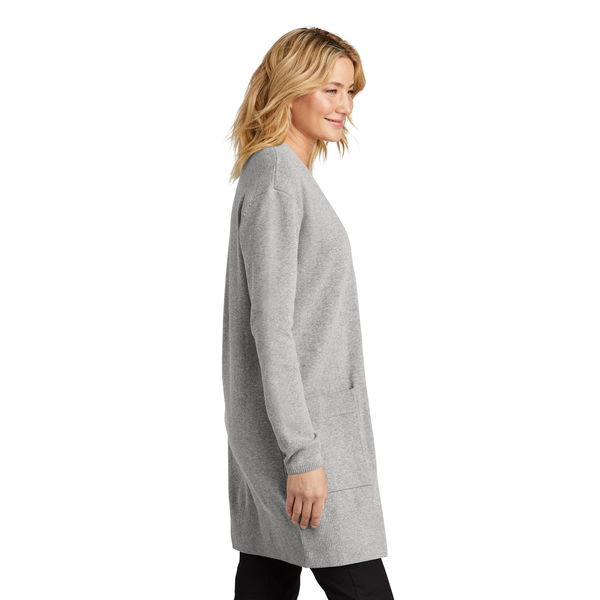 MERCER+METTLE™ Tri-Blend Open Front Ladies' Cardigan Sweater