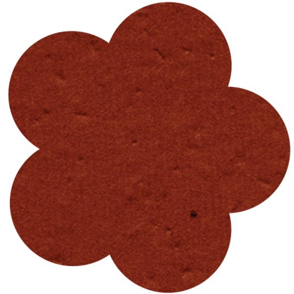 Flower Seed Paper Shape w/ Bookmark