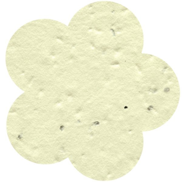 Flower Seed Paper Shape w/ Bookmark