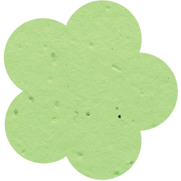 Flower Seed Paper Shape w/ Bookmark