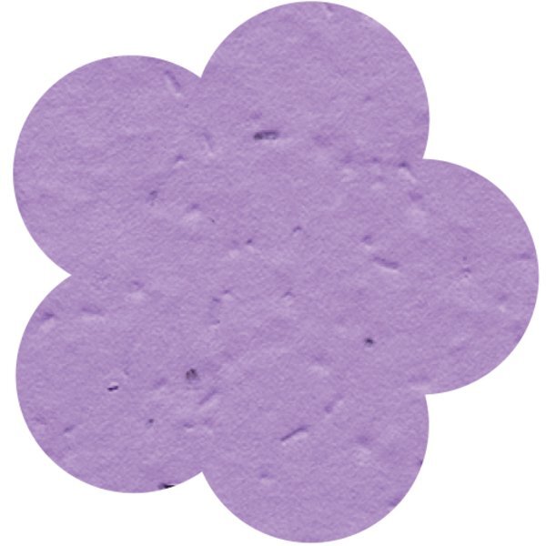 Flower Seed Paper Shape w/ Bookmark