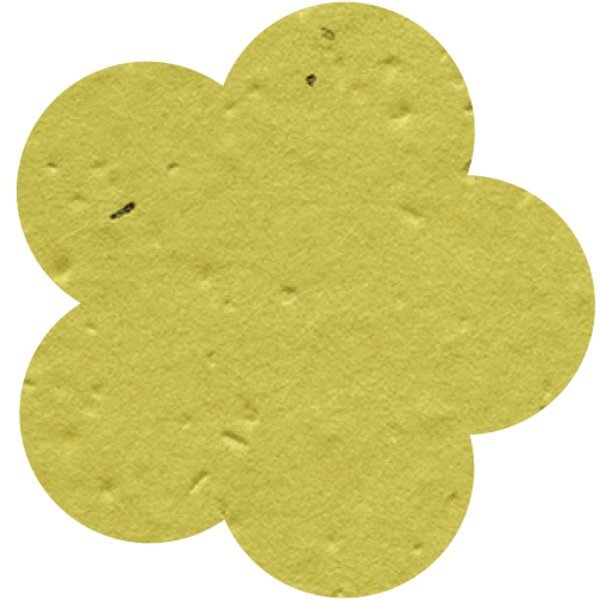 Flower Seed Paper Shape w/ Bookmark