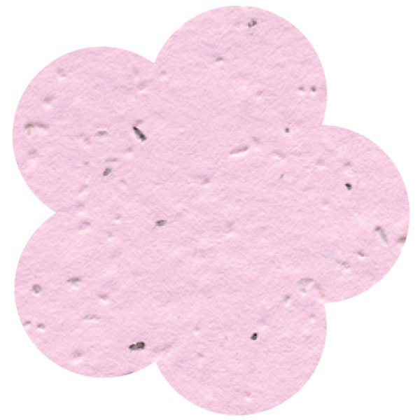 Flower Seed Paper Shape w/ Bookmark