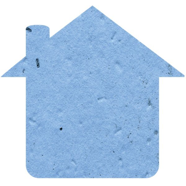 House Seed Paper Shape w/ Bookmark