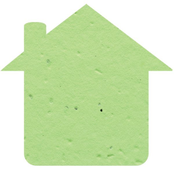House Seed Paper Shape w/ Bookmark