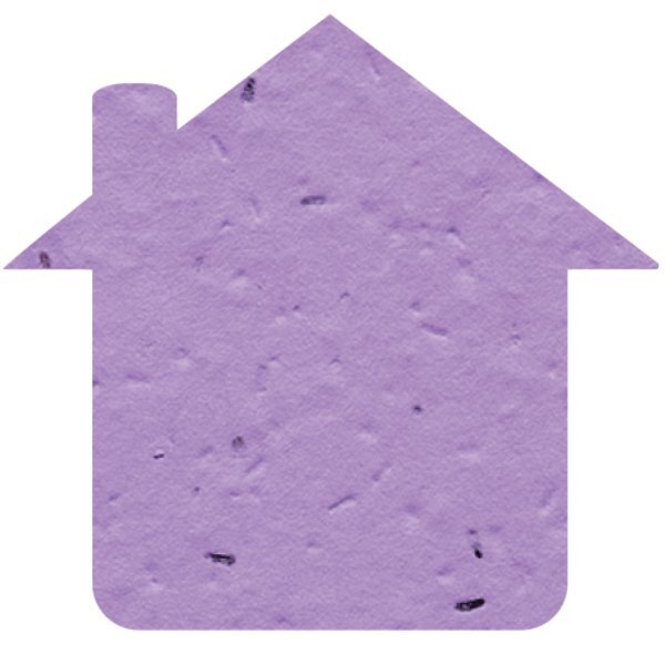 House Seed Paper Shape w/ Bookmark