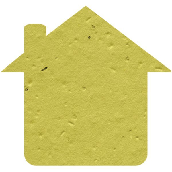 House Seed Paper Shape w/ Bookmark