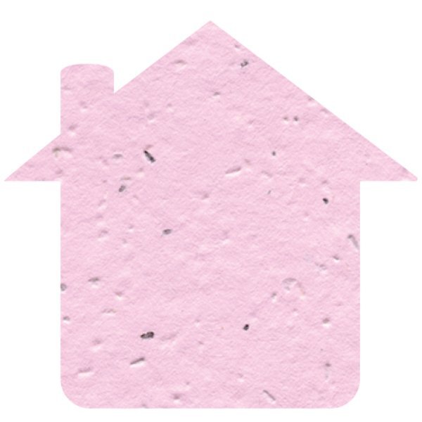 House Seed Paper Shape w/ Bookmark