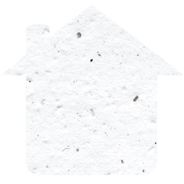 House Seed Paper Shape w/ Bookmark