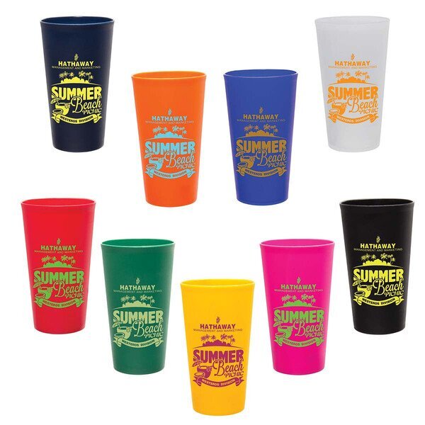 Classic Plastic Stadium Tumbler, 30oz.