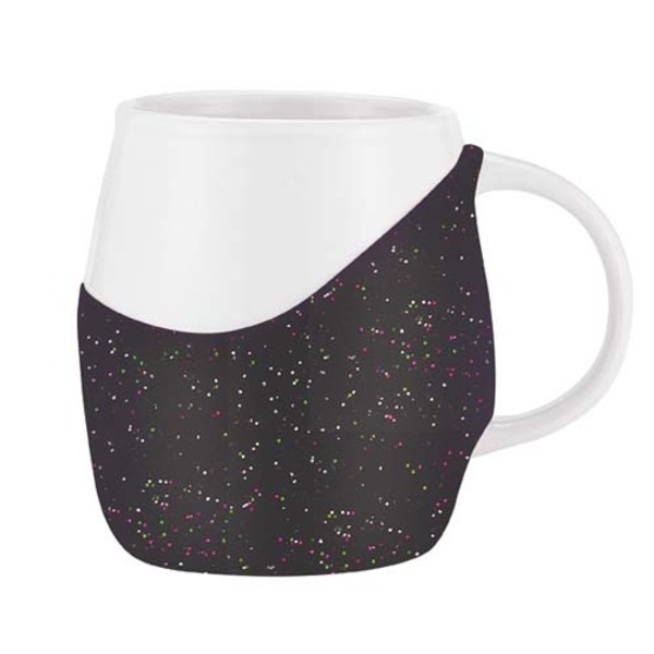 Rotunda Glitter Ceramic Mug, 12oz.