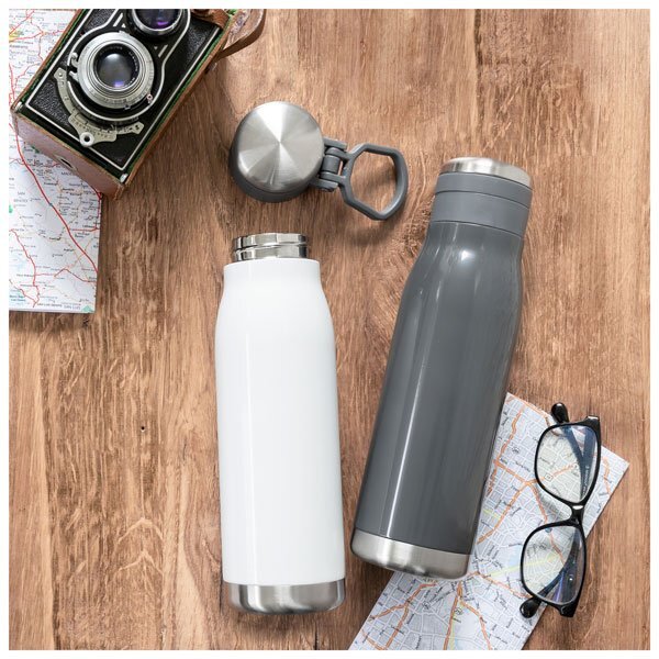 h2go Lumos Vacuum Insulated Thermal Bottle, 25oz.
