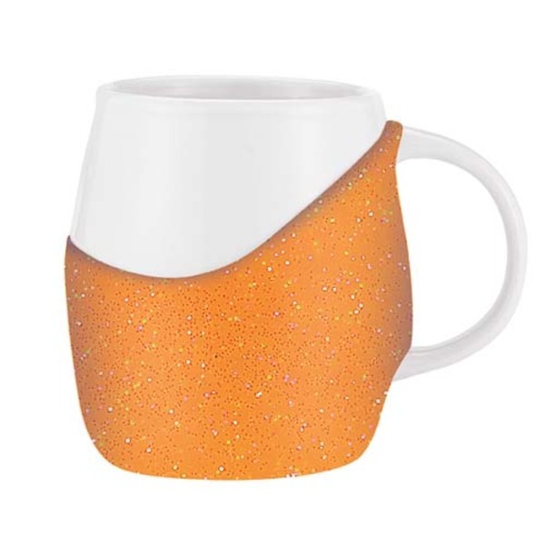 Rotunda Glitter Ceramic Mug, 12oz.
