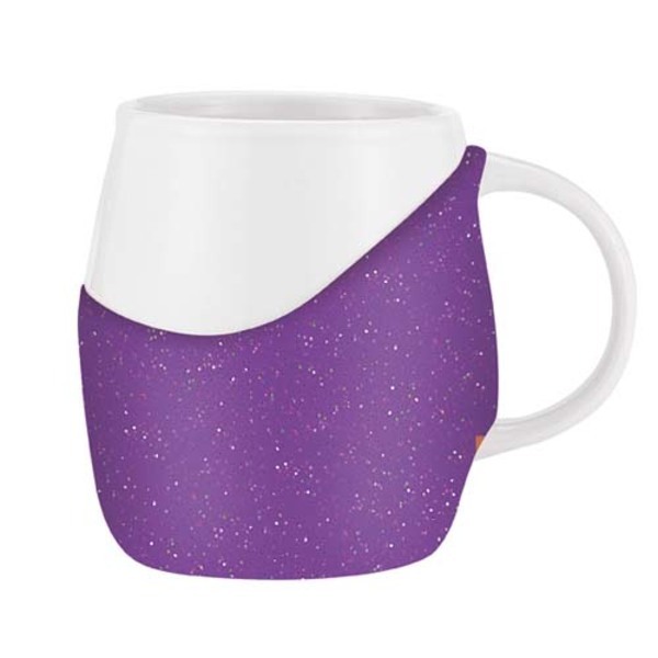 Rotunda Glitter Ceramic Mug, 12oz.
