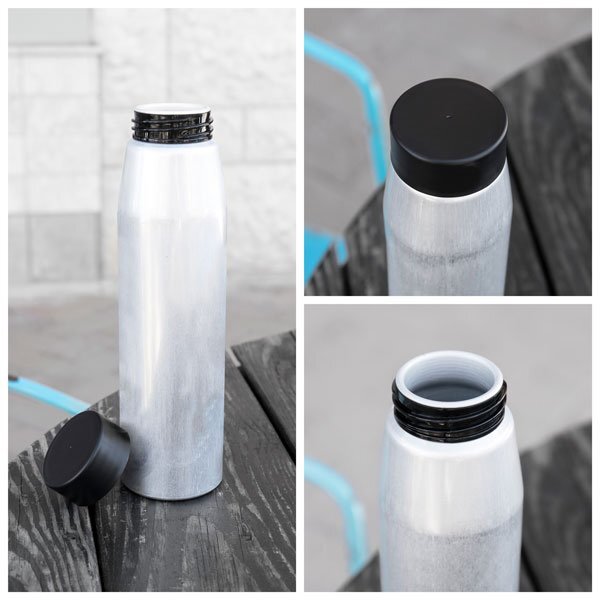 h2go Chroma Single Wall Aluminum Bottle, 24oz.